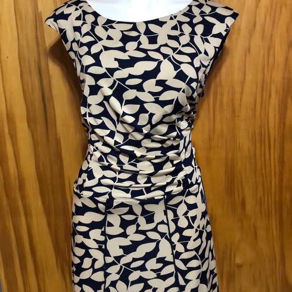 Dress Barn Dresses & Skirts - Dress Barn Navy Blue and Tan Dress